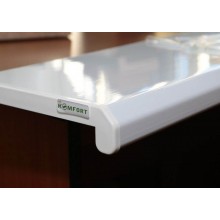 Подоконник ПВХ KOMFORT белый глянец